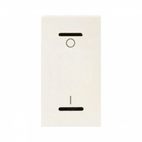 AVE 45901 Interruttore Blanc S45 RAL 1013 1P 16AX bianco finitura lucida