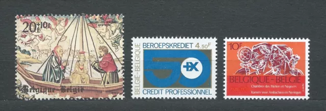 BELGIË BELGIQUE - 1979 YT 1932 à 1934 - TIMBRES NEUFS** MNH LUXE