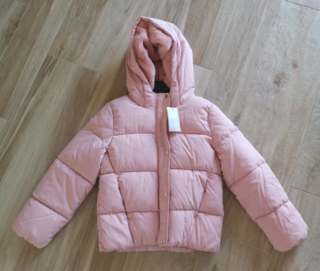Giacca  giubbotto Piumino rosa ragazza bambina tg 9-10anni  anni con cappuccio