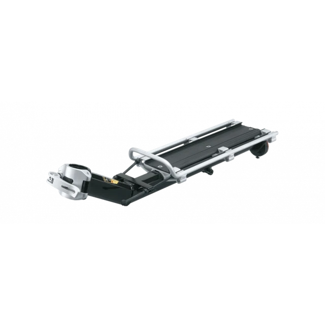 Portaequipajes Topeak MTX Beam Rack V Type Para MTB - Aluminio Desmontable, Hasta 9 Kg, Negro/Plata