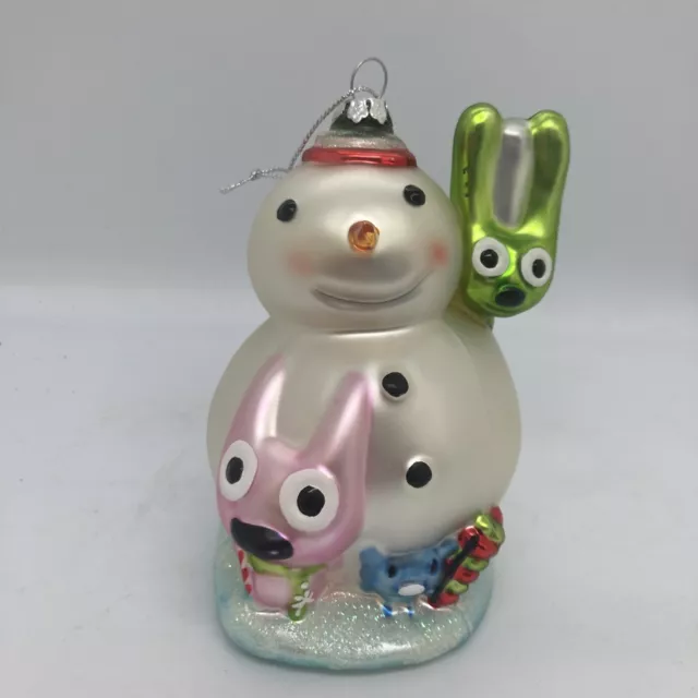 HALLMARK Keepsake HOOPS AND YOYO Snowman SNOW BUDDIES CHRISTMAS ORNAMENT RARE