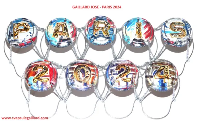 News - Série de 9 Capsules de champagne - GAILLARD JOSE (Paris 2024)