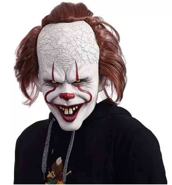 Masque de Stephen King, Masque Clown Halloween, Masque de Latex, Cosplay 