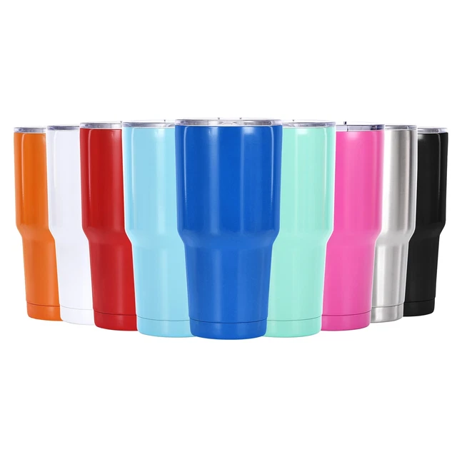 30 Oz Insulated Coffee Cup Travel Mug Tumbler Vacuum Double Walled Keep Cold Hot