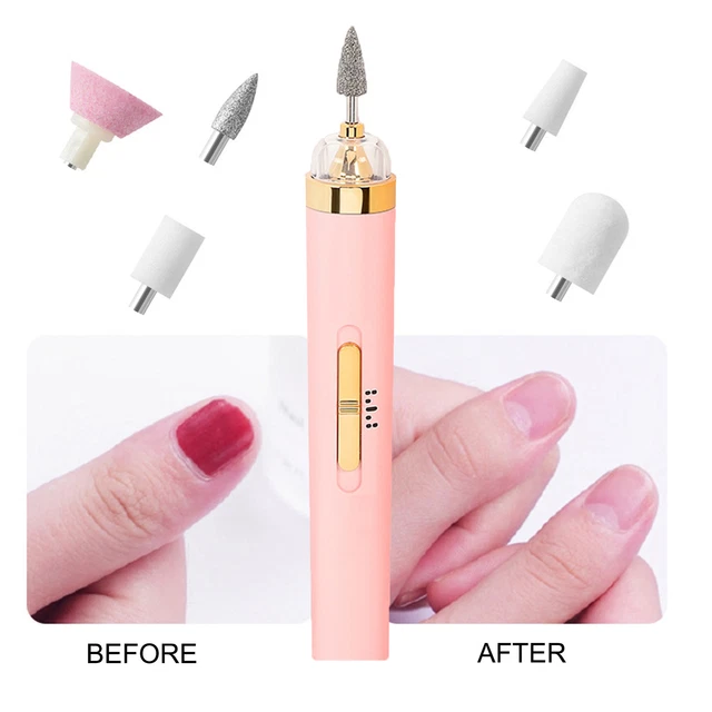 Molinillo de uñas eléctrico ajustable fácil de operar remover piel muerta