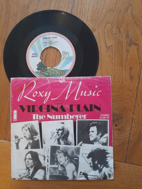 ROXY MUSIC / Virgina plain - The mumberer (1972) 7" Bian ENO - Brian FERRY glam
