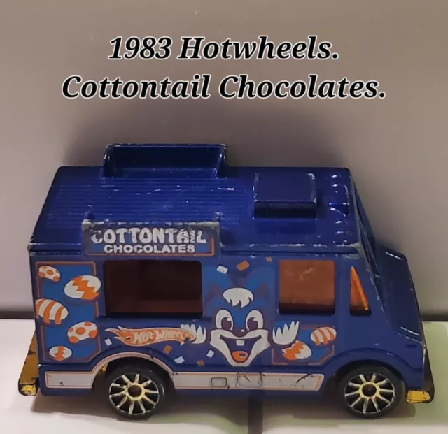 1983 Hot Wheels COTTONTAIL CHOCOLATES Easter Bunny Rabbit. Loose