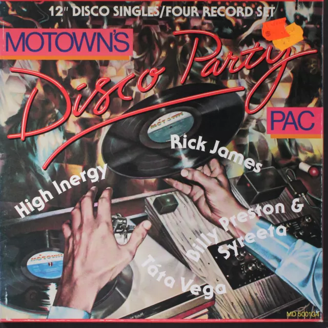 VARIOUS: motown's disco party pac motown 12" Single 33 RPM