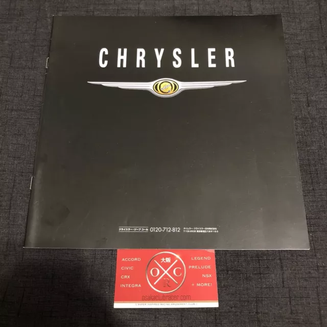 Vintage Japanese Chrysler Brochure Rare PT Cruiser Dodge Viper 300C Jeep 98 99