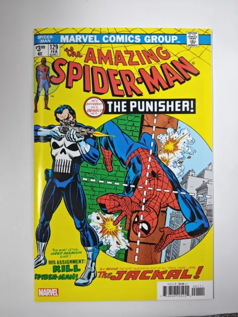 The Amazing Spider-Man #129 Nm Facsimile Edition Marvel Comics - Punisher -2023