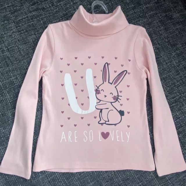 🐰 C&A Palomino Rollkragen Shirt für Mädchen Gr.122 in einem sehr Guten Zustand!