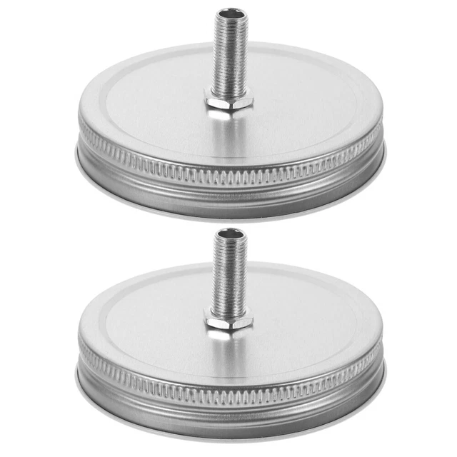 2 un. frascos de tapa albañil frasco de lámpara de aceite cubierta lámpara de queroseno