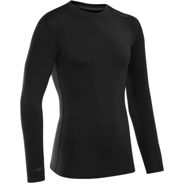 Sub Sports Core Mens Compression Top Black Long Sleeve Base Layer Training Shirt