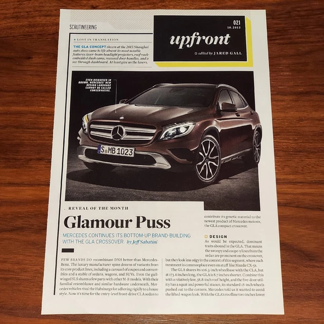 Mercedes Benz Gla Magazine Article Car And Driver Reveal Of The Month