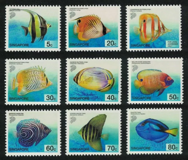 Singapore Tropical Marine Fish 9v 2001 MNH SG#1127-1135 MI#1076-1084 MNH