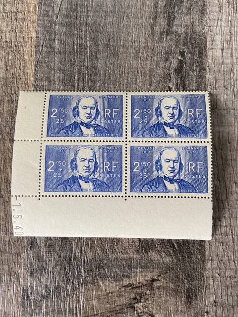 Timbre France Bloc 4 Coins Datés N°4753 0,63€ Avec Variété - Neuf Superbe