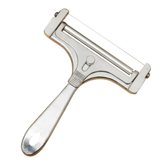 Affettatrice per formaggio da cucina regolabile con taglierina durevole in acciaio inox