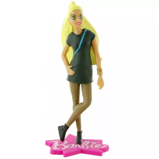 Comansi Mattel Barbie Vestito Nero 99142 Figura Gomma