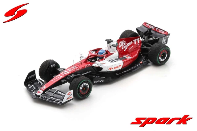 Spark S8541 1/43 Alfa Romeo C42 NO.77 5TH Emilia Romagna Gp 2022 Valtteri