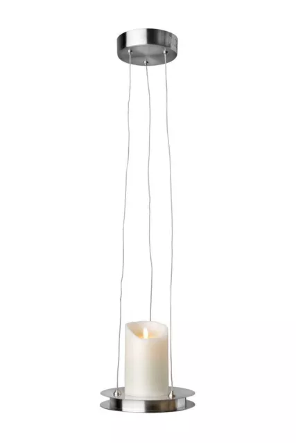 Lámpara Colgante LED Con Adaptador para Vela de Péndulo, Mesa Comedor Cocina