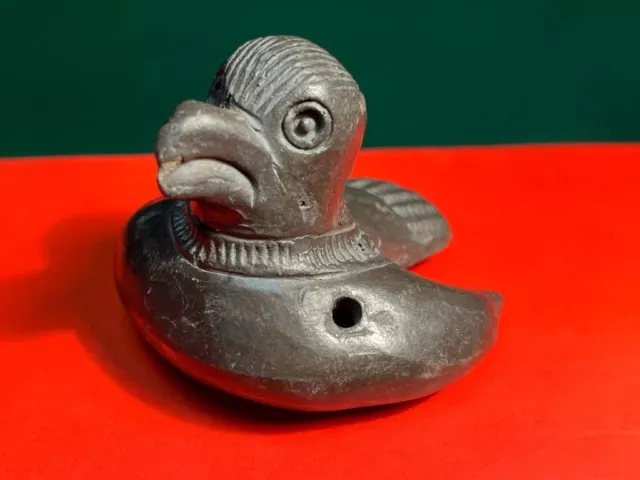 ocarina antica colombia uccello ceramica argilla