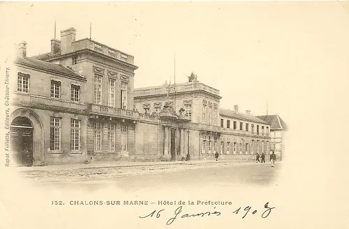 Cpa Chalons Sur Marne Hotel De La Prefecture