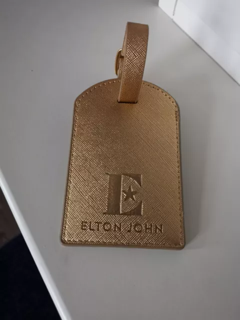 Elton John Abschiedstour VIP Gepäckanhänger