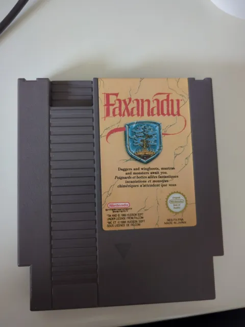 Faxanadu - Nintendo Nes Game Cart Only - Pal