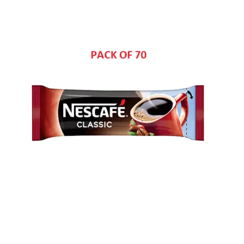 NESCAFE Classic Original Instant Coffee, 70 sticks free worldwide shipping