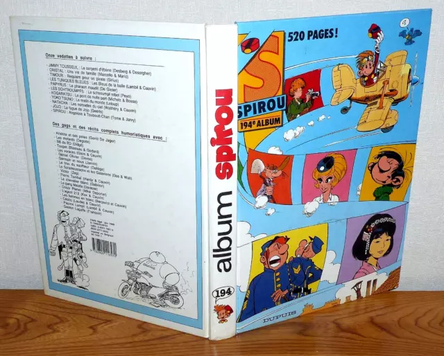 Rare Recueil Reliure Du Journal Spirou N°194 - 1989 - Du N°2606 A 2615