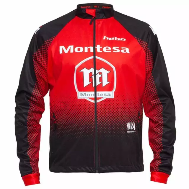 Hebo 2022 Adults Classic Montesa Trials Riding Jacket - Red