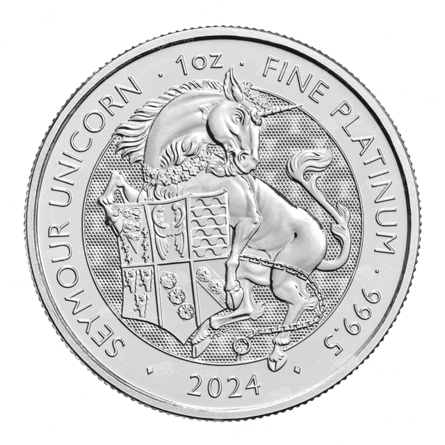 1 oz 2024 Tudor Beasts: The Seymour Unicorn Platinum Coin | The Royal Mint