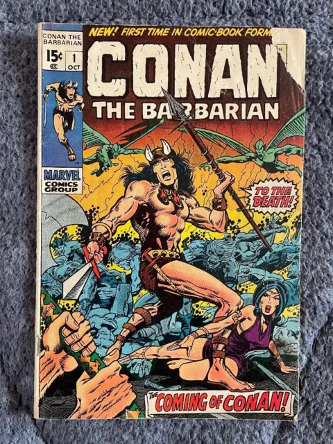 Conan #1 1970 Orign/1St Appearance No Reserve