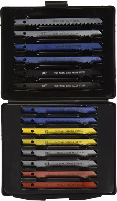 14pc Universal Jigsaw Saw Blade Set Jig Saw