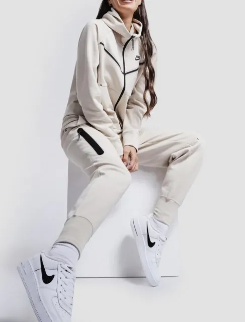 Nike Tech Fleece Track Pants Trackies RRP $110 Womens Off White Size XXL SALE