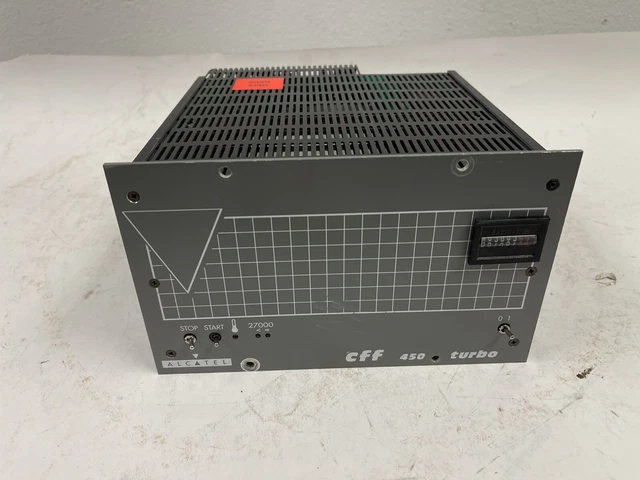 Alcatel CFF 450 Turbo Type 8220 Annecy Turbomolecular Vacuum Pump Controller