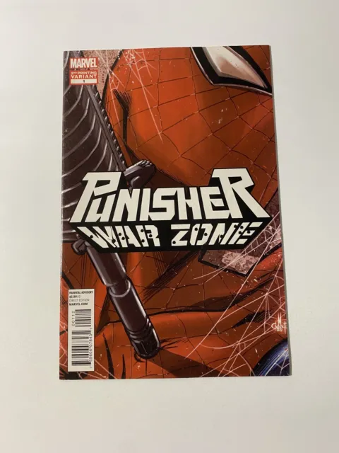 Punisher War Zone #1 2nd Print Spider-Man Variant Marvel Comics 2013