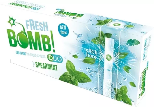 500 TUBES Fresh Bomb Spearmint - Cigarettes avec Filtre - 5 X 100 Menthe glacial