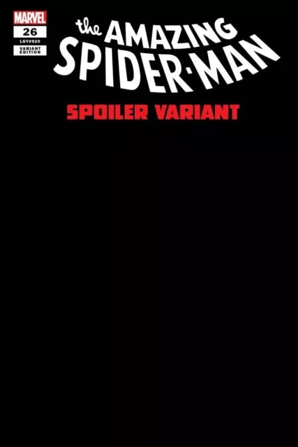 Amazing Spider-Man #26 Frank Spoiler Variant Marvel 2023 NM+