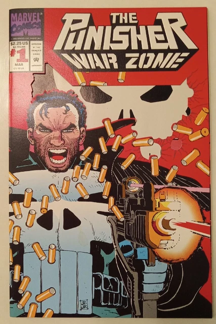The Punisher War Zone #1 1992 Marvel Comics Book Midgrade Romita Jr.