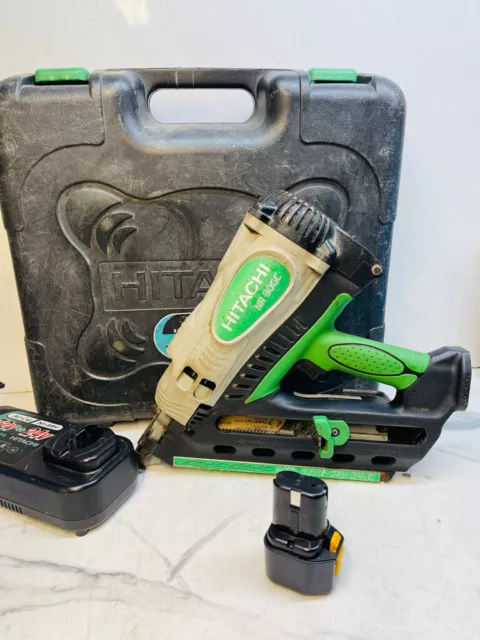 Hitachi Nr90Gc First Fix Cordless Nail Gun + New Battery