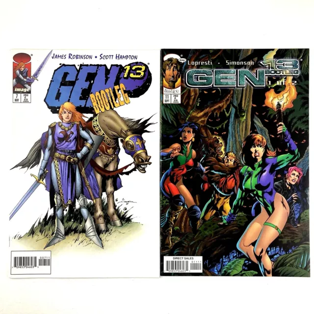 Gen 13 Bootleg 10 Comic Book Lot Image 7 11 12 13 14 15 16 17 18 Annual 1 2