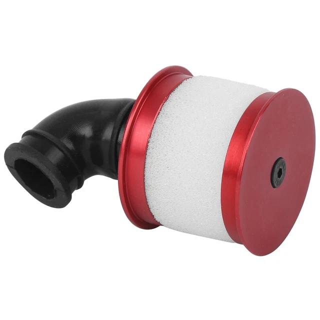 (Rosso) Filtro Aria RC Lega di Alluminio Sostituzione Universale Universale RC Aria