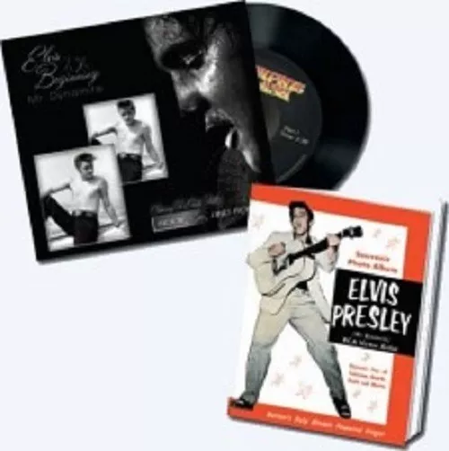 Elvis Mr Dynamite Souvenir Photo Album 2011 Jat  Repro  & 45 Rpm New Mint