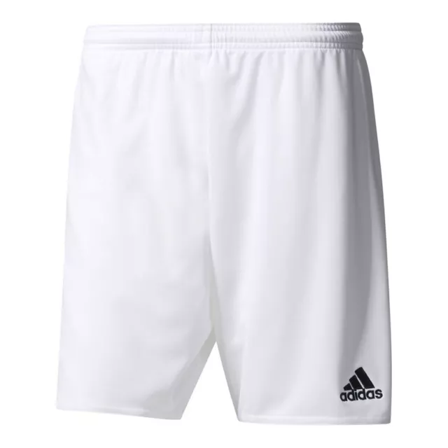 Adidas Kids Shorts Parma 16 Climalite White Sports Training 2 Sizes AC5254