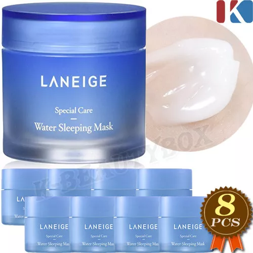 LANEIGE Water Sleeping Mask EX 15ml 8EA Overnight Skin Care Moisture Night Cream