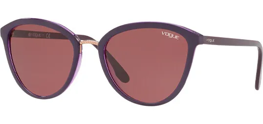 Vogue Women's Violet Oversize Cat Eye Sunglasses - VO5270S 240975 57