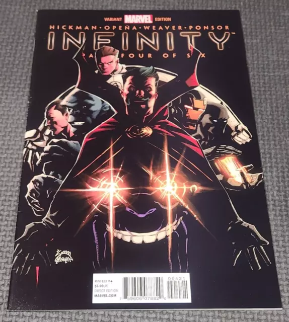 INFINITY #4 (2013) Stegman Variant 1st Full Appearance Thane Thanos Son Marvel