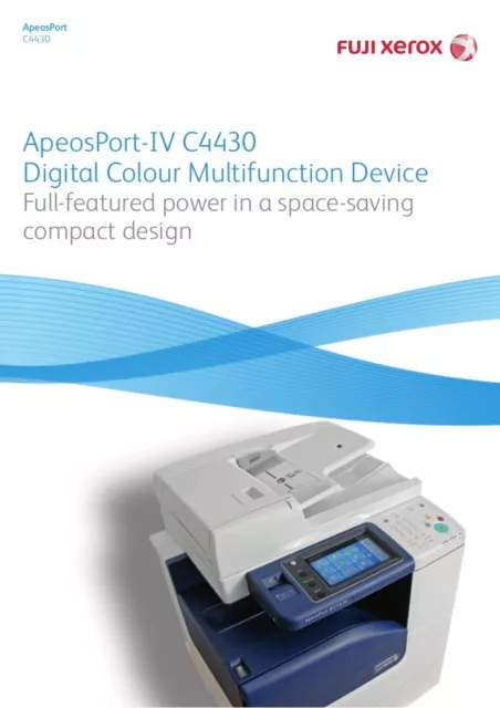 Xerox Photocopier ApeosPort IV C4430 Colour Digital Copy,Network Print,Scan