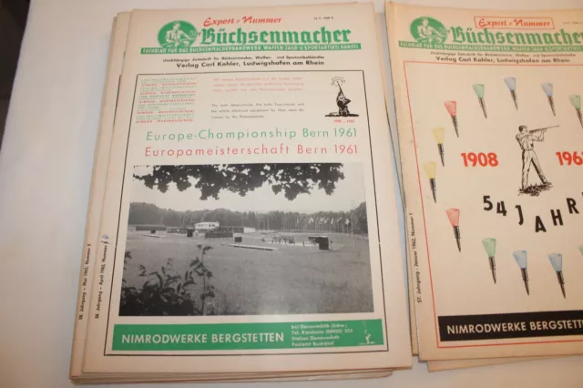 Der Büchsenmacher Jahrgang 1962-Hefte 1-12-Komplet 3